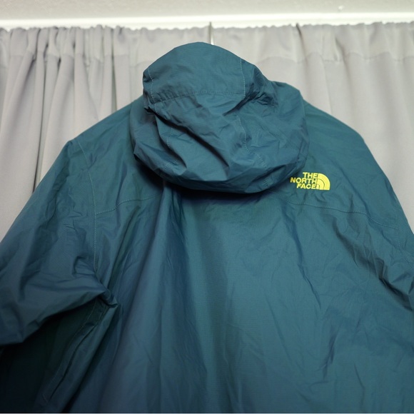 Men’s Large North Face Jacket Green/Teal w/ hood - Picture 9 of 11